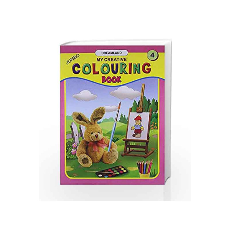 My Creative Colouring Book 4 by Dreamland Publications Book-9781730168604