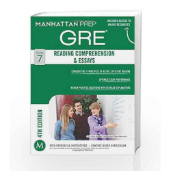 GRE Reading Comprehension & Essays (Manhattan Prep GRE Strategy Guides) by Manhattan Prep Book-9781937707880