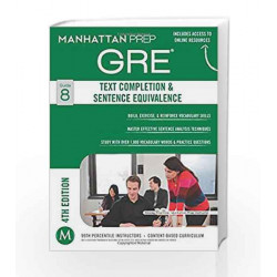 GRE Text Completion & Sentence Equivalence (Manhattan Prep GRE Strategy Guides) by Manhattan Prep Book-9781937707897