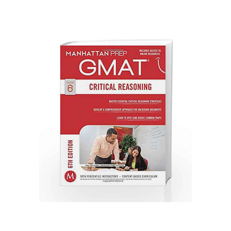 GMAT Critical Reasoning (Manhattan Prep GMAT Strategy Guides) by Manhattan Prep Book-9781941234013