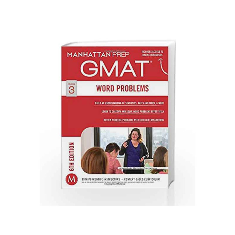 GMAT Word Problems (Manhattan Prep GMAT Strategy Guides) by Manhattan Prep Book-9781941234082