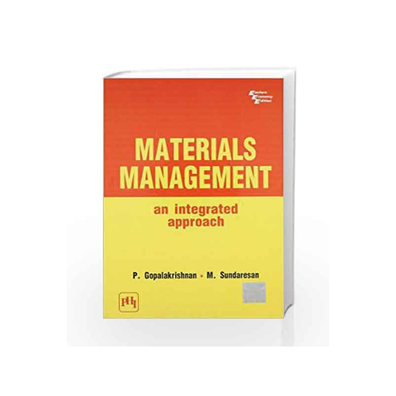 Materials Management: An Integrated Approach by Gopalakrishanan Book-9788120300279