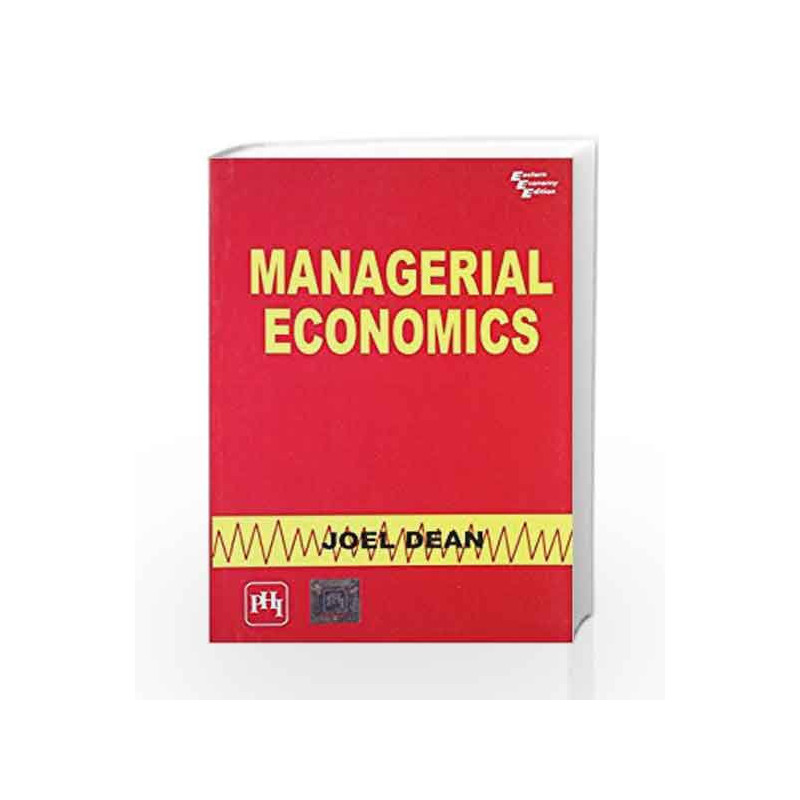 Managerial Economics by Dean Book-9788120301160