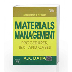 Materials Management: Procedures, Text and Cases by Datta Book-9788120312517