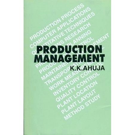 PRODUCTION MANAGEMENT (PB 2016) book by AHUJA K. K