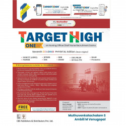 ( Old Edition ) Target High One Nation One Book On Nursing Officer Staff Nurse Recruitment Exams 7Ed Colored Phygital Editio…