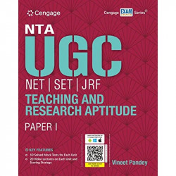 NTA UGC NET Paper I (Teaching and Research Aptitude) book by Vineet Pandey - Back Cover