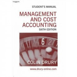 Management & Cost Accounting Student's Manual book by Colin Drury