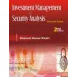 Investment Management & Security Analysis book by Dhanesh Kumar Khatri