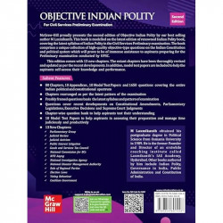 Objective Indian Polity (English), 2e by M Laxmikanth for UPSC CSE Prelims 2026 | 13 new chapters | 1650 Topicwise Practice… - A