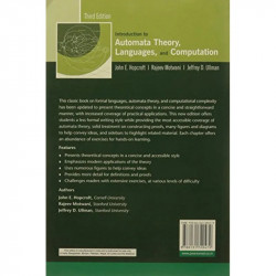Introduction to Automata Theory, Languages, and Computation, 3e book by Hopcroft - Additional Image 4