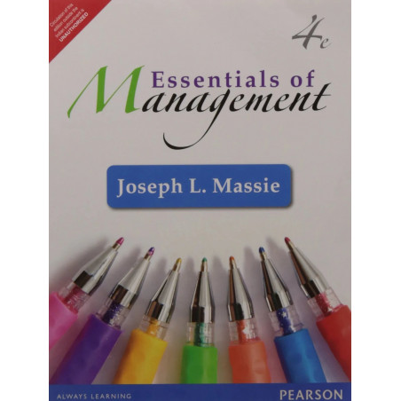 ESSENTIALS OF MANAGEMENT, 4TH EDN book by Massie