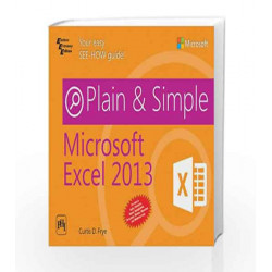 Microsoft Excel 2013: Plain & Simple by Frye C.D Book-9788120349100