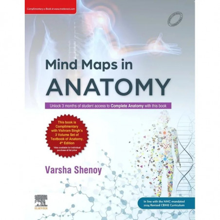 Mindmaps in Anatomy, 1st Edition, complimetary with Vishram singh Set book by Varsha Shenoy