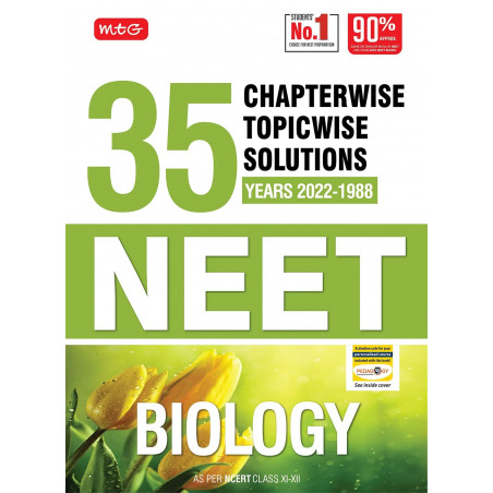MTG 35 Years NEET Previous Year Solved Question Papers with NEET Chapterwise Topicwise Solutions - Biology For NEET Exam 202…