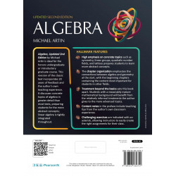 Algebra 2nd Edition - 2024 | For Honors Undergradutae & Graduate courses | book by Michael Artin - Additional Image 3