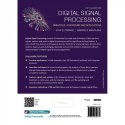 Pearson – Digital Signal Processing | Principles, Algorithms and Applications | 5th Edition | book by John G. Proakis, Dimit… -