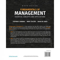 FUNDAMENTALS OF MANAGEMENT: ESSENTIAL CONCEPTS AND APPLICATIONS, 9TH EDN book by Robbins - Additional Image 4