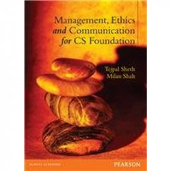 Management, Ethics and Communication for CS Foundation book by Tejpal Sheth