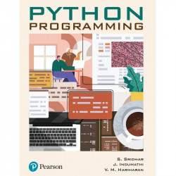 Pearson Python Programming book by S.Sridhar, J. Indumathi