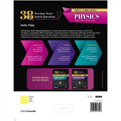 Pearson 38 Previous Years' Solved Questions NEET Physics(2025- 1988) |1500+ PYQ chapterwise | Mock test chapterwise | Detail… -
