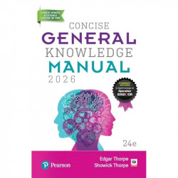 Pearson - Concise General Knowledge Manual - 2026 | Comprehensive Coverage for various examinations like CUET, CLAT, SSC | C… -