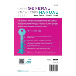 Pearson - Concise General Knowledge Manual - 2026 | Comprehensive Coverage for various examinations like CUET, CLAT, SSC | C… -