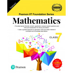 Pearson IIT Foundation Series - Maths - Class 7 (Old Edition) book by Trishna's