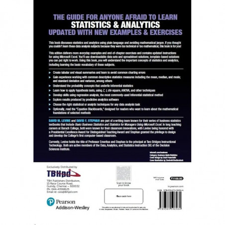 Even You Can Learn Statistics and Analytics | An Easy-To-Understand Guide | Pearson Business Analytics Series | 4th Edition…
