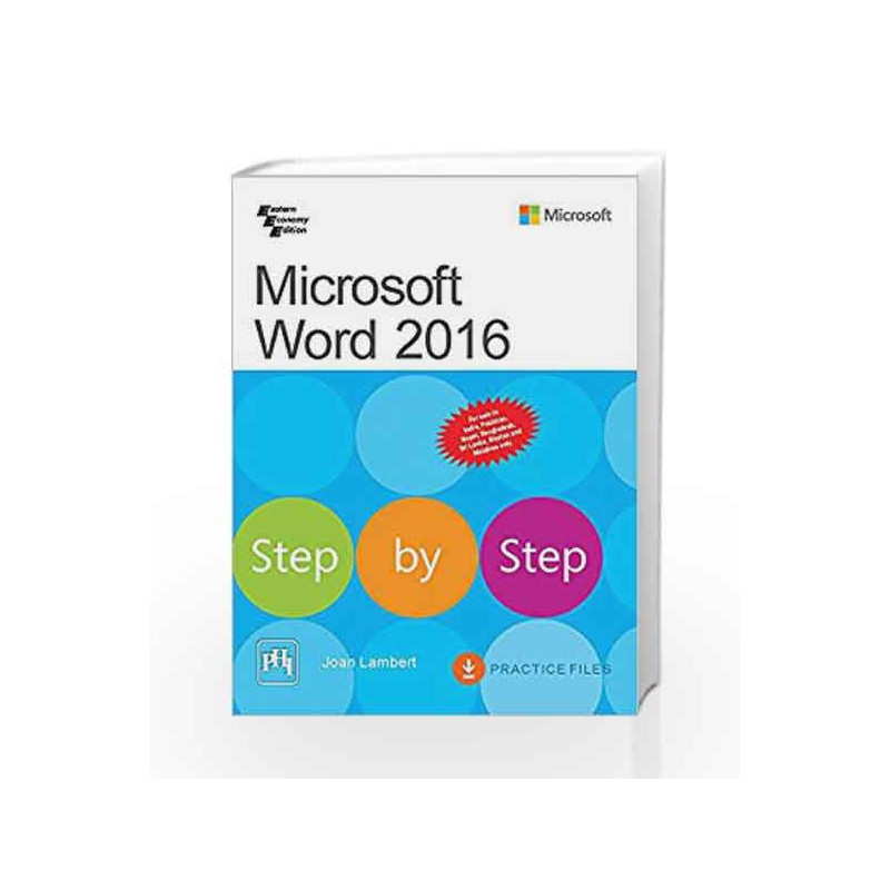 Microsoft Word 2016 Step By Step by Lambert Joan Book-9788120352018