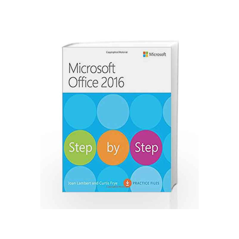 Microsoft Office 2016 Step by Step (Step By Step (Microsoft)) by EKNATH EASWARAN Book-9788120352049