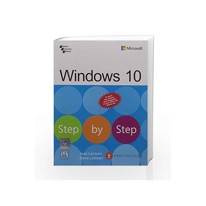 Windows 10 Step By Step by Lambert & Lambert Book-9788120352056