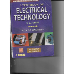A Textbook of Electrical Technology Volume - II (AC and DC Machines) (Multicolour Edition) book by B L Theraja, A K Theraja