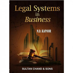 Legal Systems in Business book by N D Kapoor - Back Cover