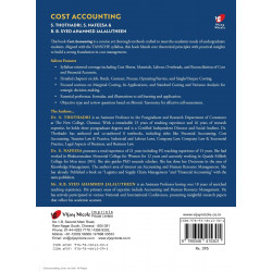 Cost Accounting book by S. NAFEESA & R. B. SYED AHAMMED JALALUTHEEN S. THOTHADRI - Additional Image 3