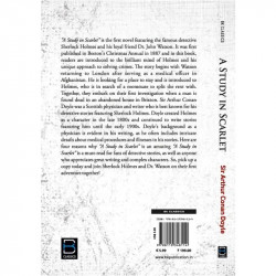 A STUDY IN SCARLET book by Sir Arthur Conan Doyle - Back Cover