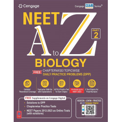 NEET A to Z Biology: Part 2 with Free Online Assessments and Digital Content 2023 book by Cengage India