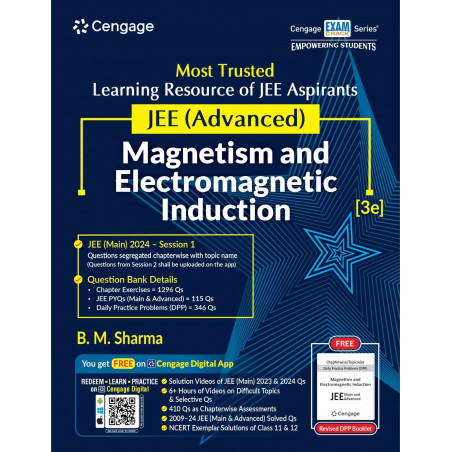 OLD EDITION JEE Advanced Magnetism and Electromagnetic Induction with Free Online Assessments and Digital Content 2024 book…