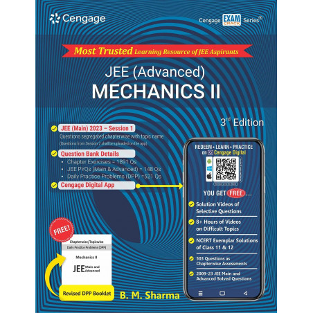 JEE (Advanced) Mechanics II with Free Online Assessments and Digital Content 2023 book by B. M. Sharma