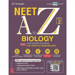 NEET A to Z Biology: Part 2 with Free Online Assessments and Digital Content 2023 book by Cengage India - Back Cover