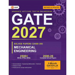 GATE 2027 Mechanical Engineering | Year-wise Solved Papers (2000–2026) | 27 Years PYQ in Exam Order | MCQs, NTQs & MSQs with…
