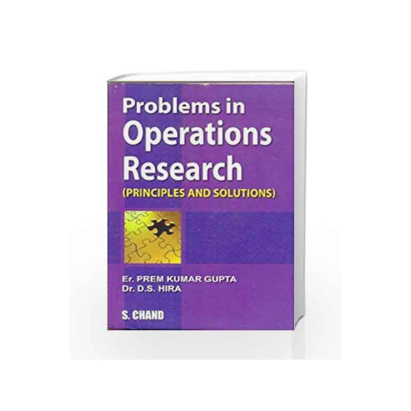 Problems in Operations Research by Gupta Prem Kumar Book-9788121909686