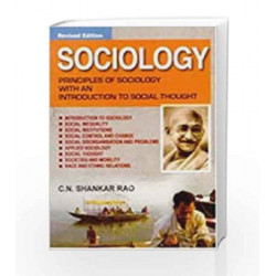 Sociology: Principles of Sociology with an Introduction to Social Thoughts by Rao C.N. Shankar Book-9788121910361