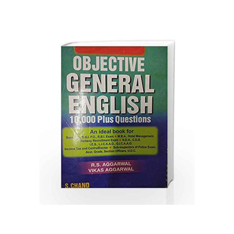Objective General English (Old Edition) by R.S. Aggarwal Book-9788121915311