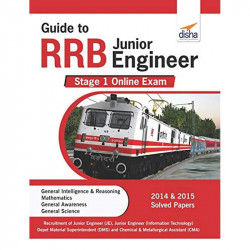 Guide to RRB Junior Engineer Stage 1 Online Exam book by Disha Experts - Back Cover
