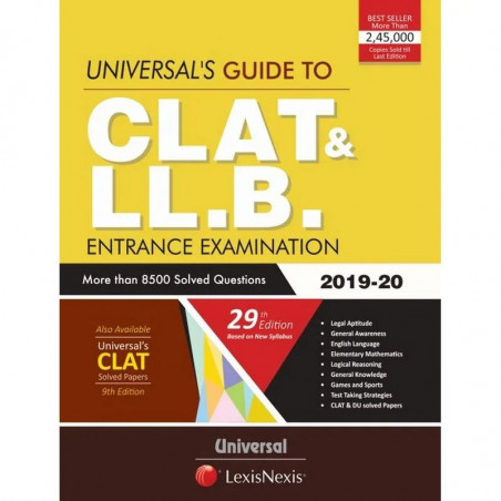 Guide To Clat & Ll.B. Entrance Examination 2019-20 book by Universal's