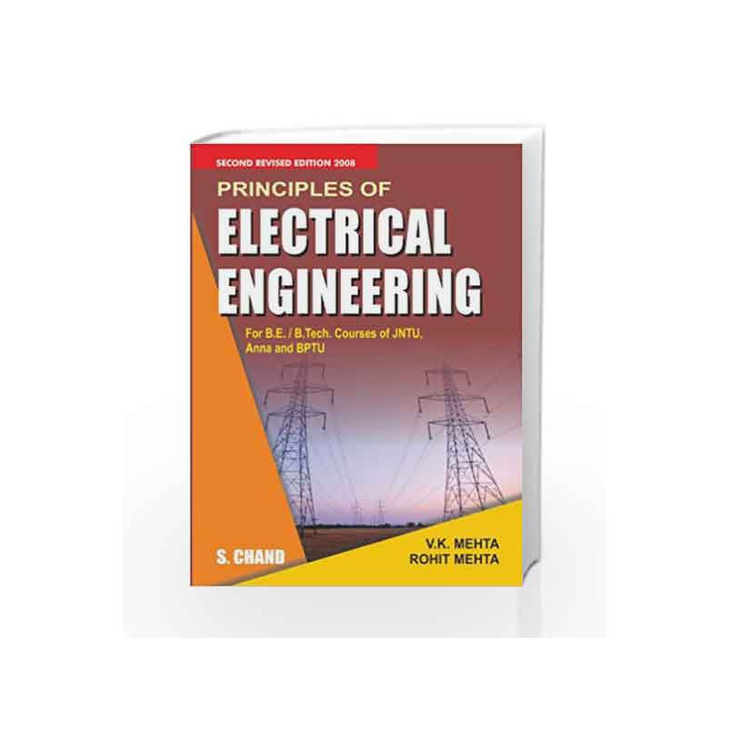 Principles of Electrical Engineering by V.K. Mehta Book-9788121922715