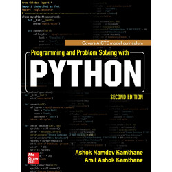 PROGRAMMING AND PROBLEM SOLVING WITH PYTHON, 2ND EDITION book by Ashok Namdev Kamthane, Amit Ashok Kamthane