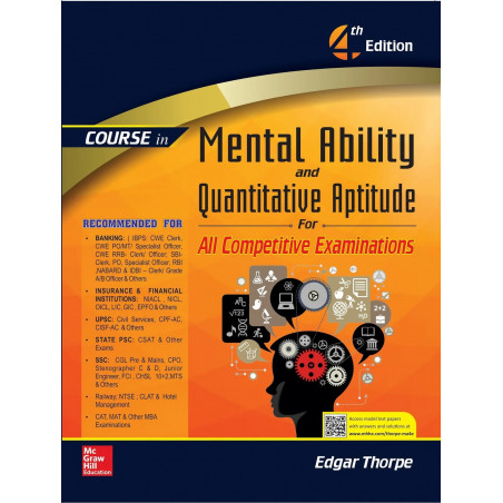 Course in Mental Ability and Quantitative Aptitude book by Edgar Thorpe