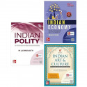 UPSC Preparation Combo (Set of 3 books) – Indian Polity, 7e + Indian Art and Culture, 5e + Indian Economy, 15e book - Back Cover